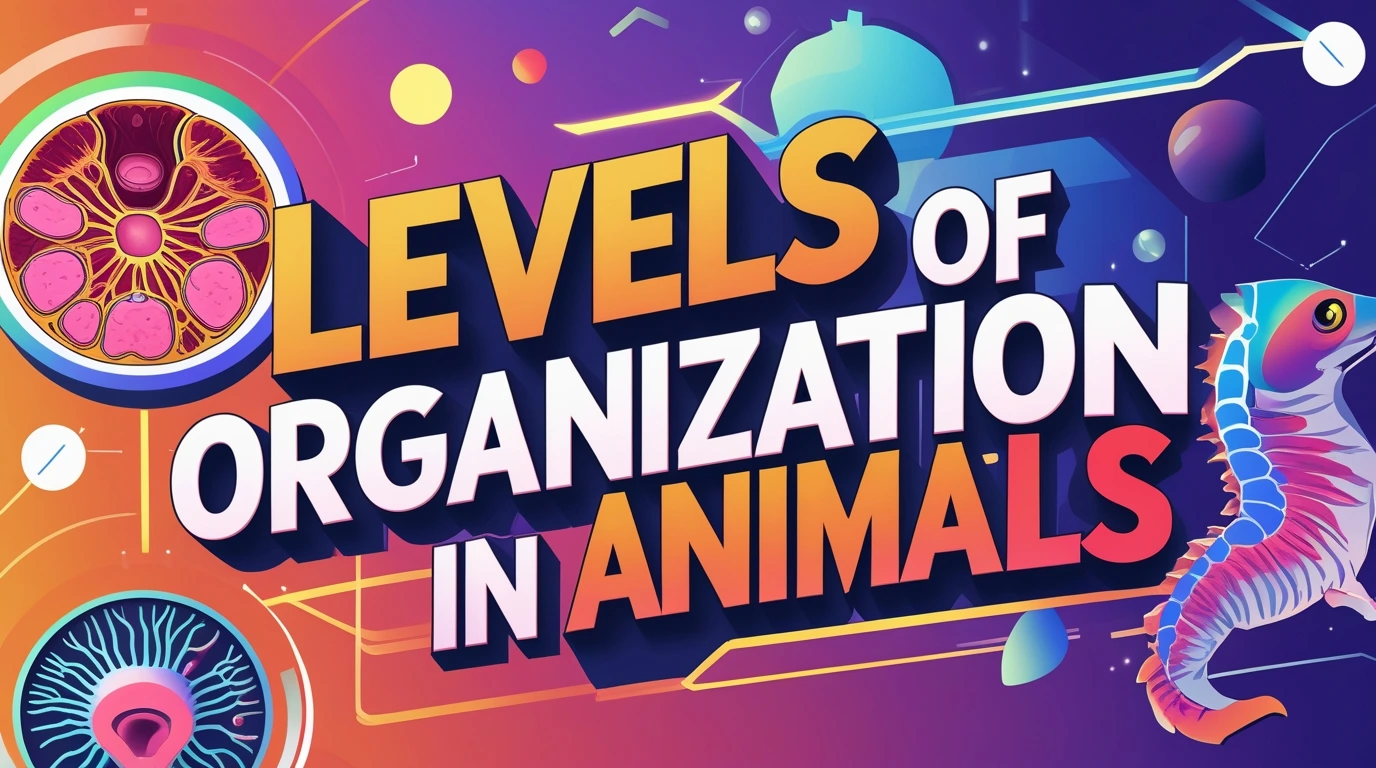 Learn the levels of organization in animals