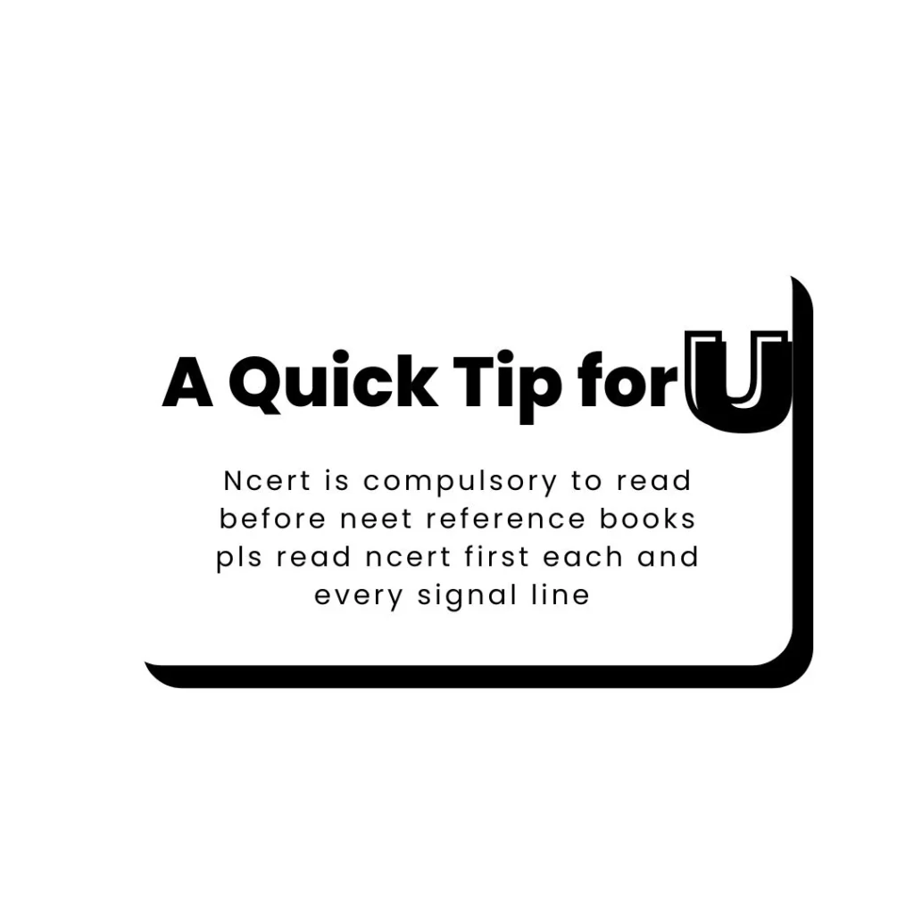 quick tip for neet aspirant